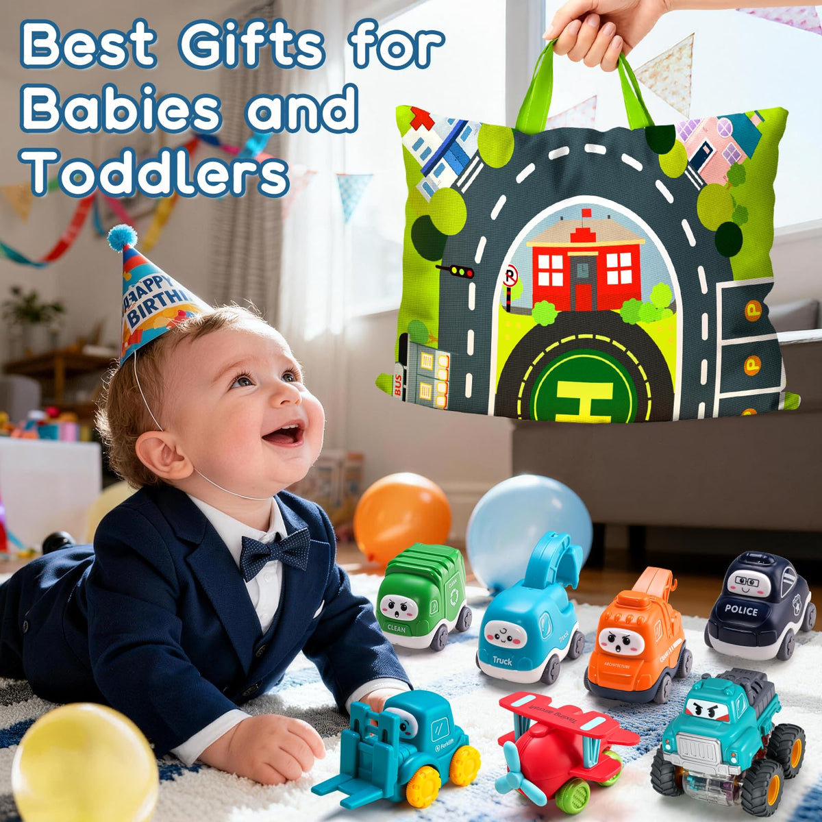 Bessome toy set serves as a friendly holiday gift for toddlers.