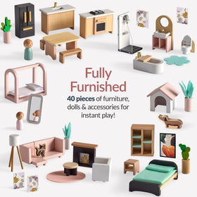 Best Choice Products doll house bedroom setup invites restful, creative roleplay.