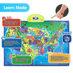 BEST LEARNING i-Poster My USA offers 500+ facts to boost memory and curiosity.