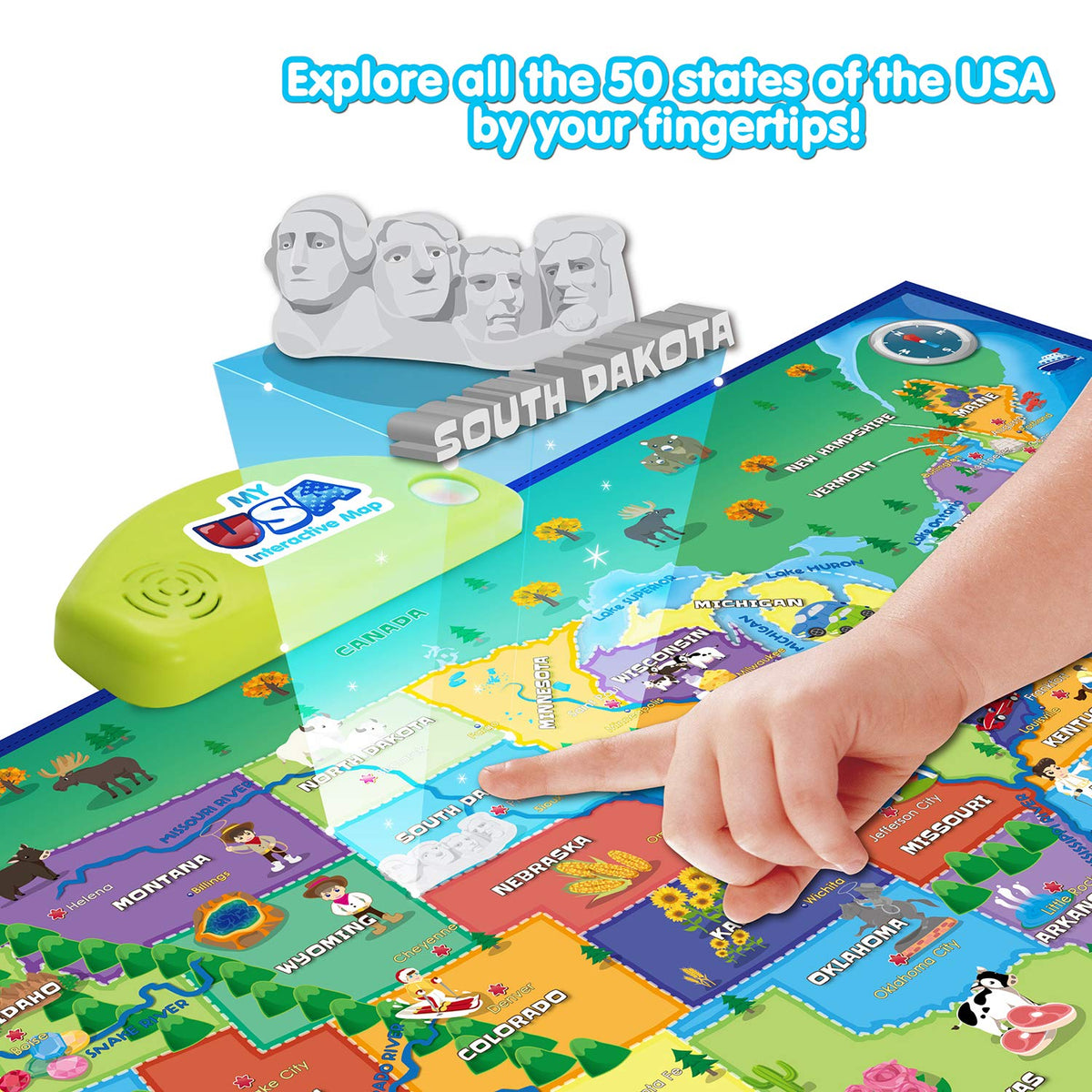 BEST LEARNING i-Poster My USA award-winning toy trusted by families worldwide.