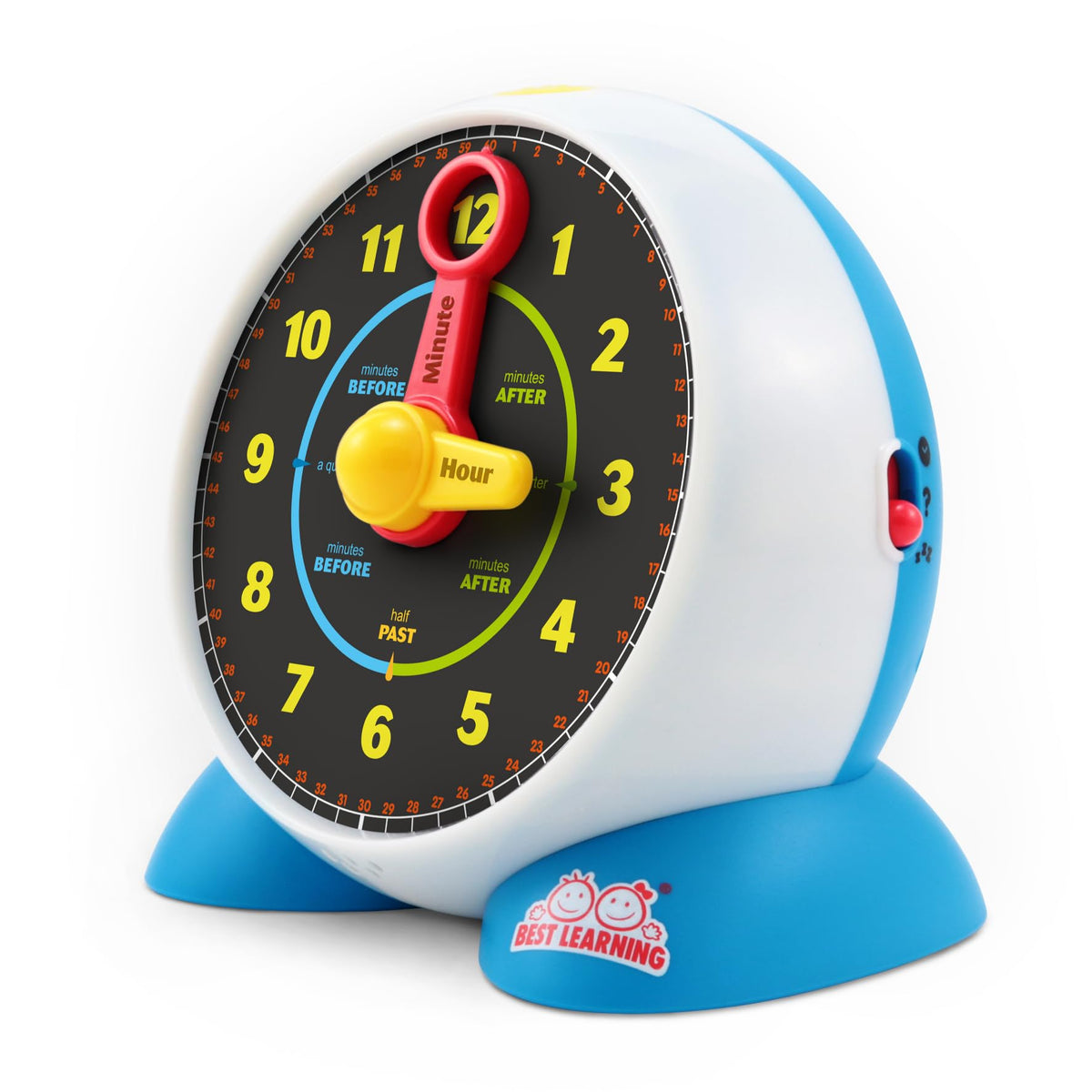 BEST LEARNING Learning Clock face helps kids learn to tell time.