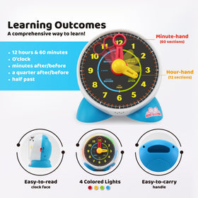 12 classical tunes create gentle bedtime ambiance with BEST LEARNING clock.