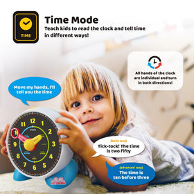 Sleep mode offers lullaby tunes and soft night light from BEST LEARNING.