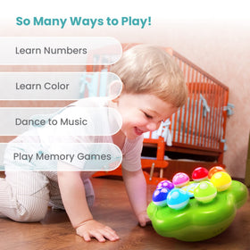 Best Learning Mushroom Garden music play introduces rhythm through interactive prompts.