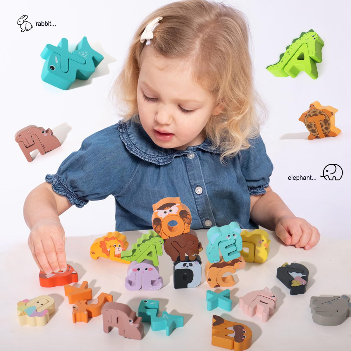 Bestamtoy toddlers learning toys invite creative sorting and stacking sessions.