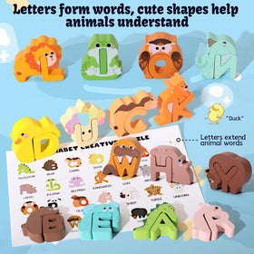 Bestamtoy wooden abc blocks showcase durable, non-toxic construction for everyday learning play.