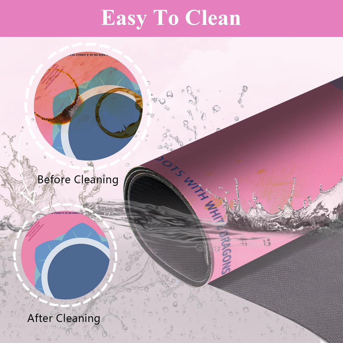 BestCool anti-slip mat stays securely on table during play.