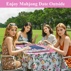 BestCool mat with instructions helps American Mahjong setup.