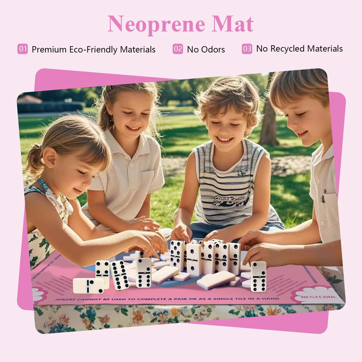 BestCool PAH-free neoprene mat uses safe materials for peace of mind.