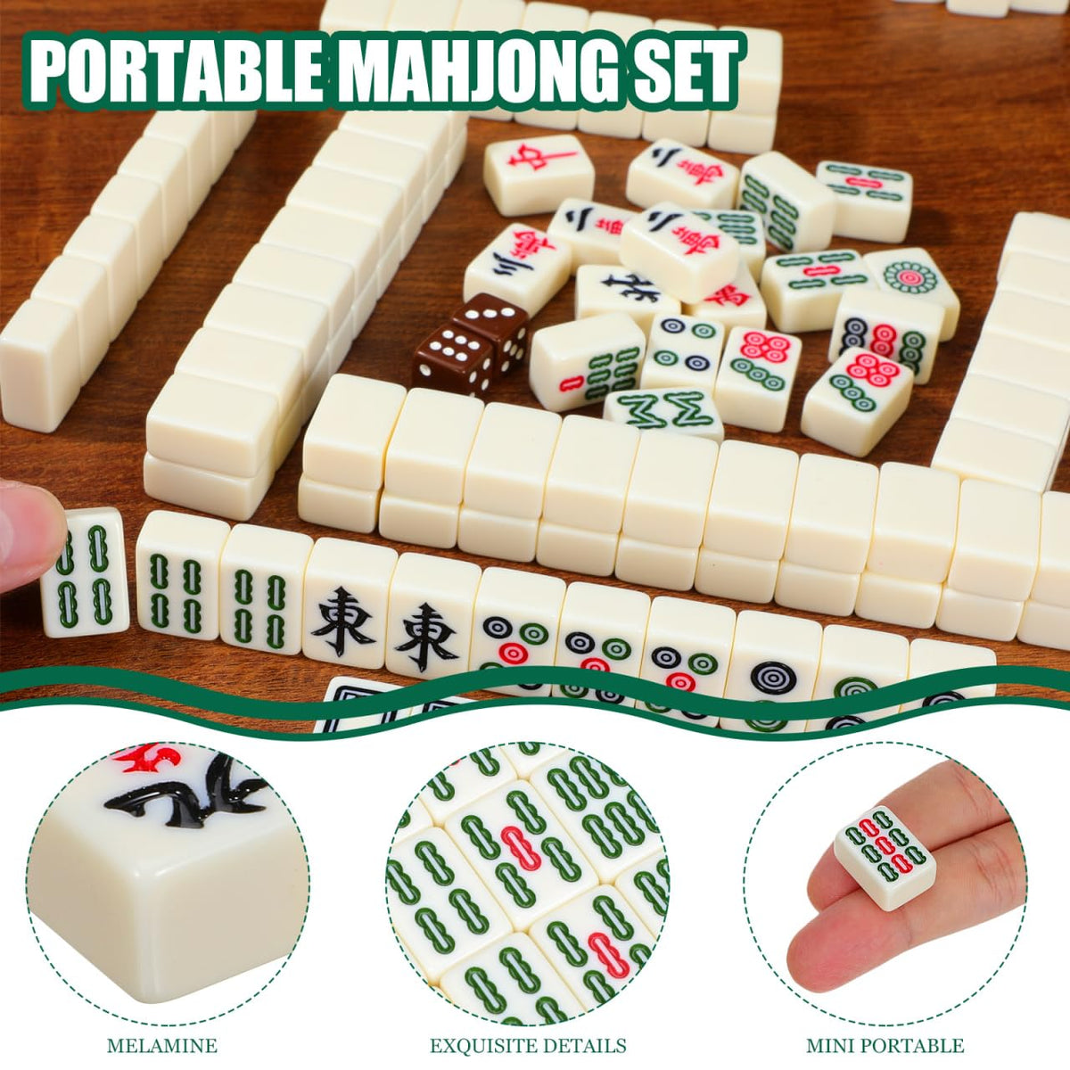 BESTOYARD table mat facilitates quick outdoor or indoor setup