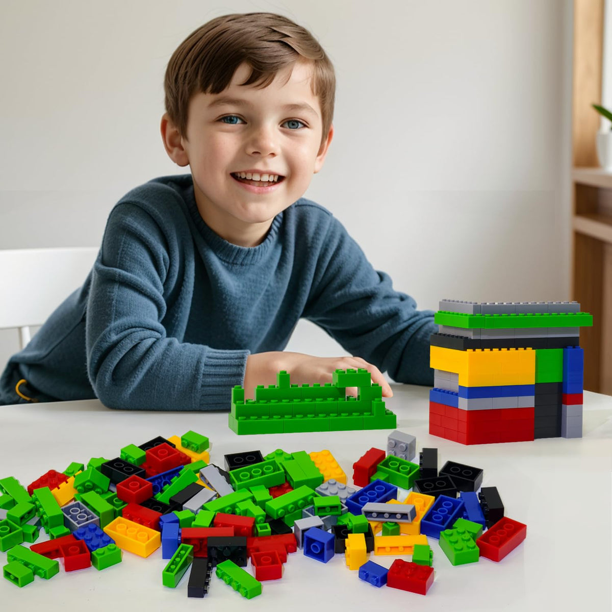 Bestoyz classic bricks in six colors for vibrant, varied constructions