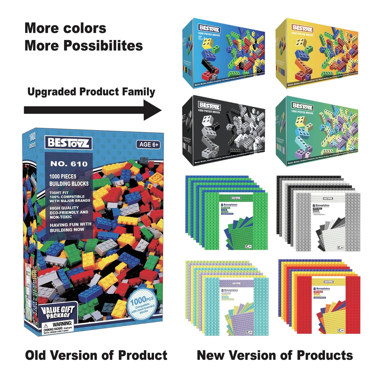 Bestoyz color gift box packaging with hand tag makes a ready birthday present