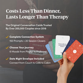 BestSelf Co. 170-conversation-cards spread highlighting prompts for connection.