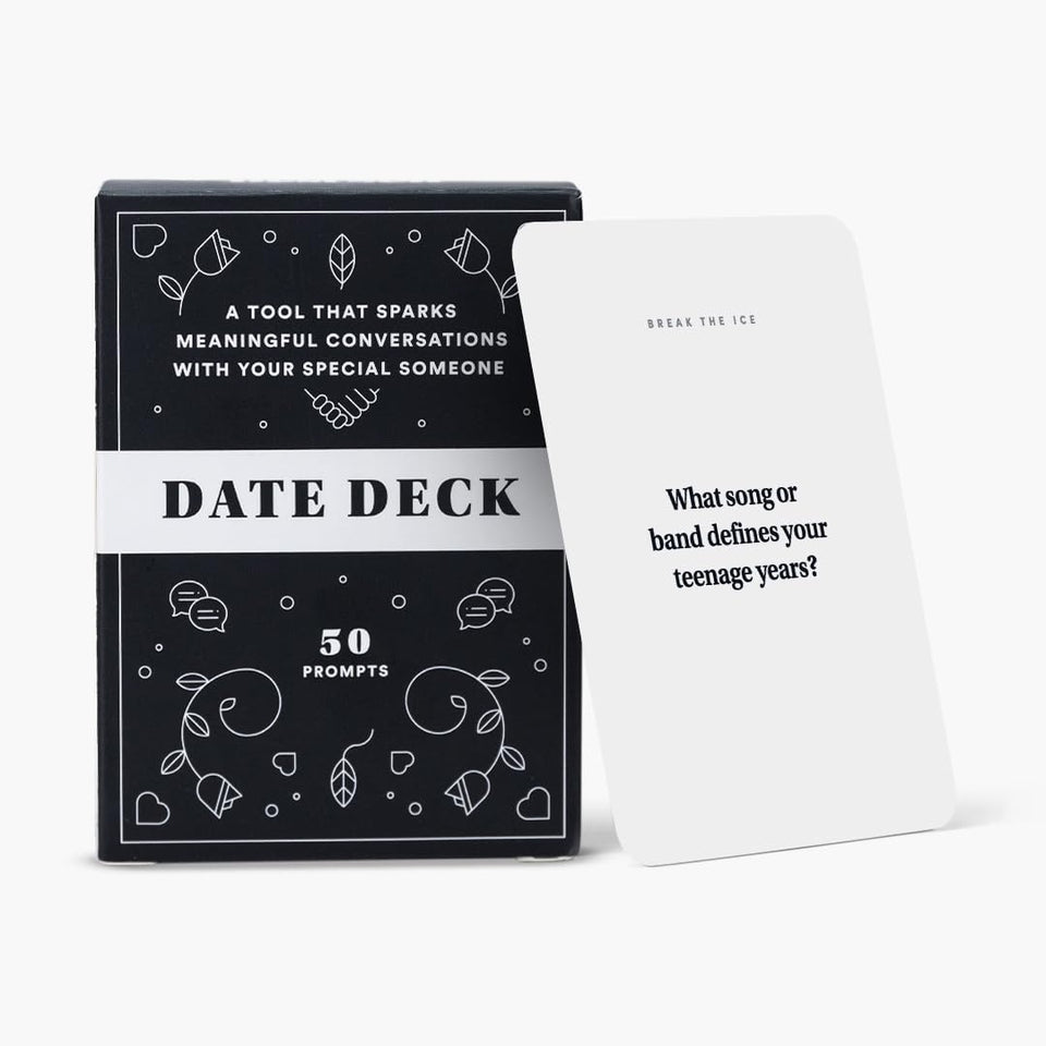 BestSelf Date Deck packaging front showing premium gift presentation for couples