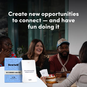 BestSelf Icebreaker Deck for gatherings boosts group interaction during game nights.