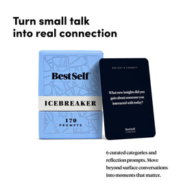 BestSelf Icebreaker Deck in work meetings aids warm, collaborative discussions.