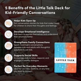 BestSelf Little Talk Deck family game-night image promotes inclusive, engaging discussions.
