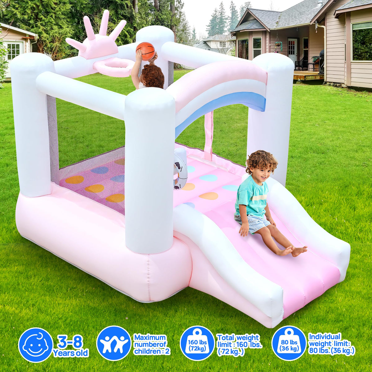 Bestsun inflatable with UL-certified blower ensures reliable inflation.