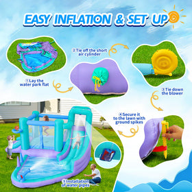 Bestsun water cannon offers refreshing spray during water play