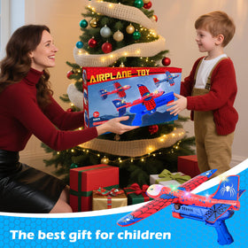 BESTVIVE blue LED glider plane for night outdoor play