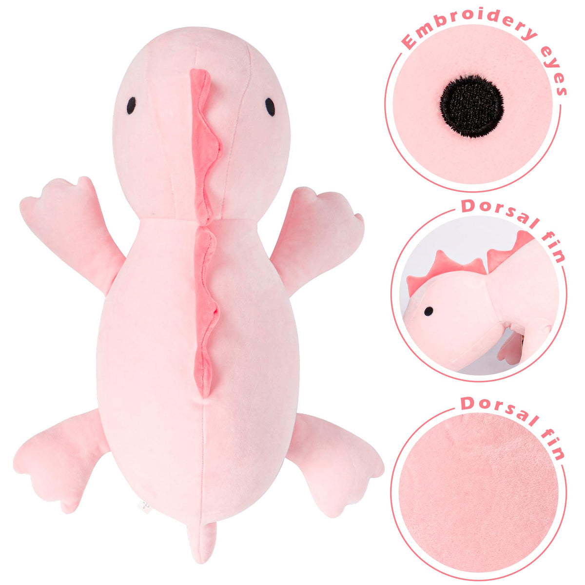 BestVive weighted plush dino with safe beads for reliability.
