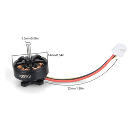 BETAFPV 1103 11000KV motor top view highlights compact layout