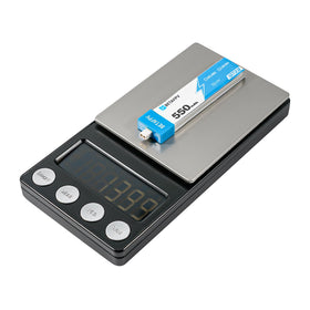 BETAFPV BT2.0 550mAh 1S battery mounted on Meteor75 Pro for clean power fit