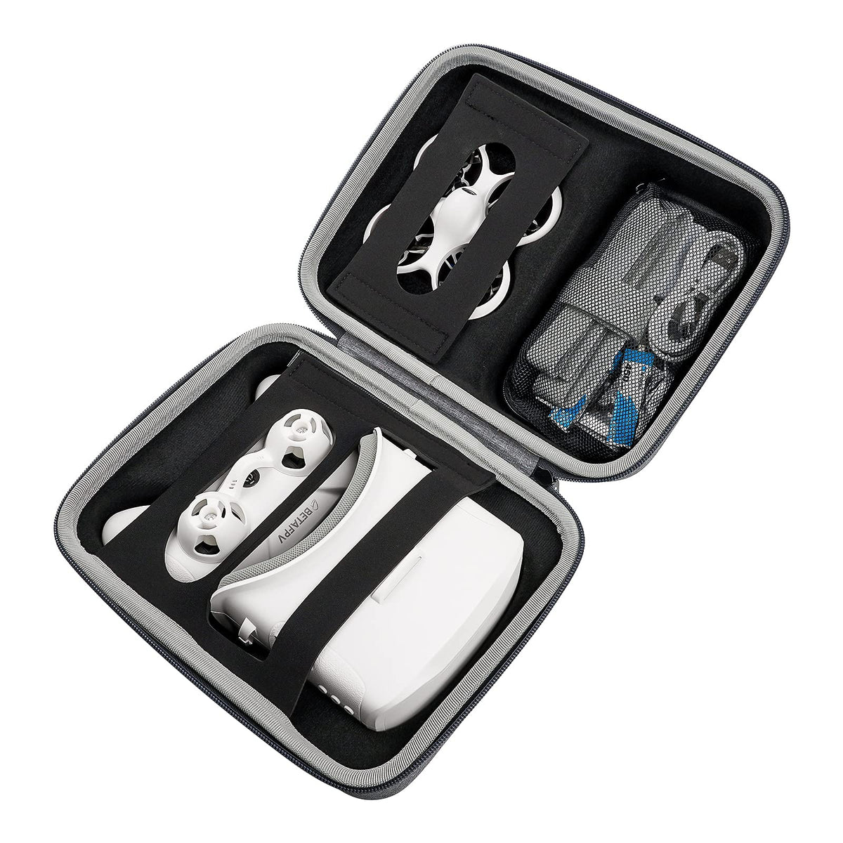 BETAFPV Cetus Pro indoor-hover setup enables hands-free stability during practice.