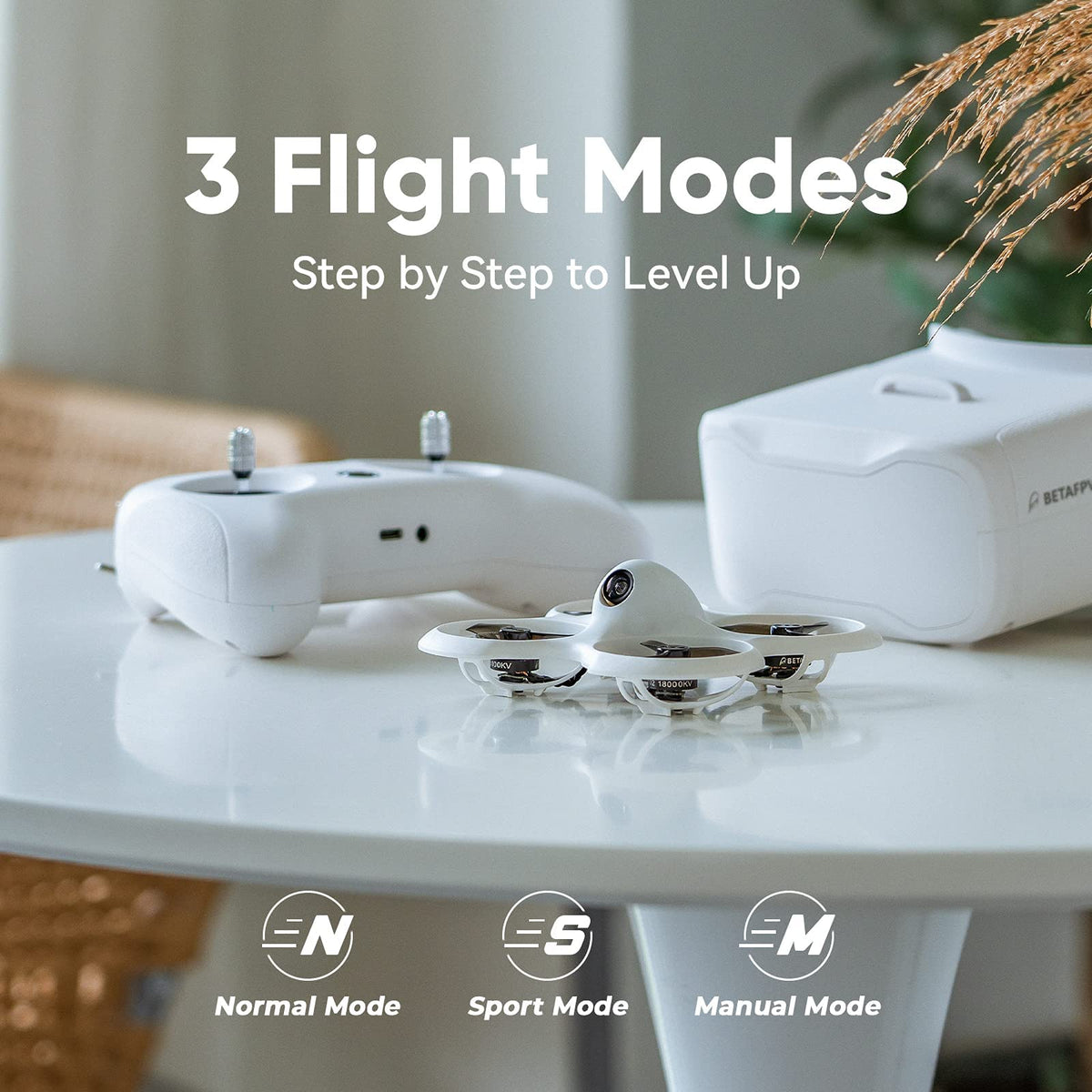 BETAFPV Cetus Pro in-flight maneuver highlights agile handling and beginner-friendly stability.