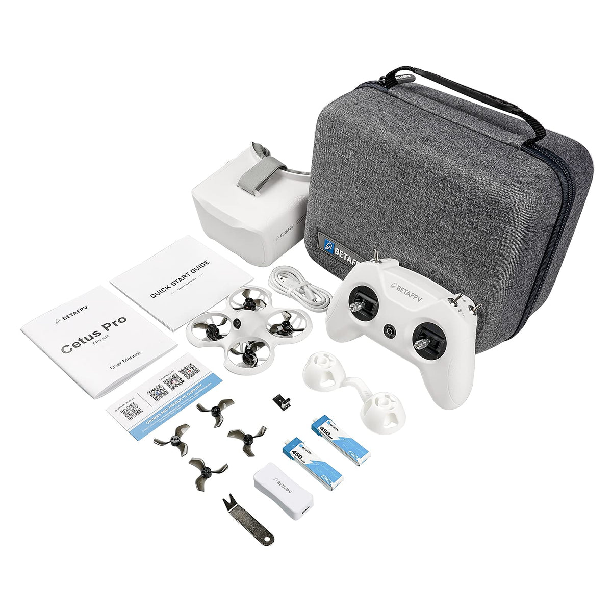BETAFPV Cetus Pro FPV Kit main body shows compact brushless design ideal for beginners.