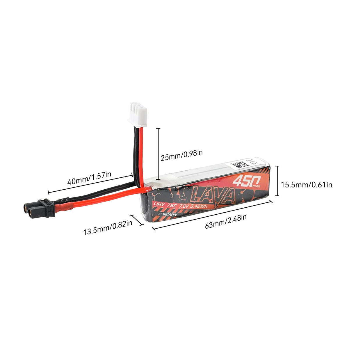 Two-pack Lava battery set supports easy spares and extended sessions.
