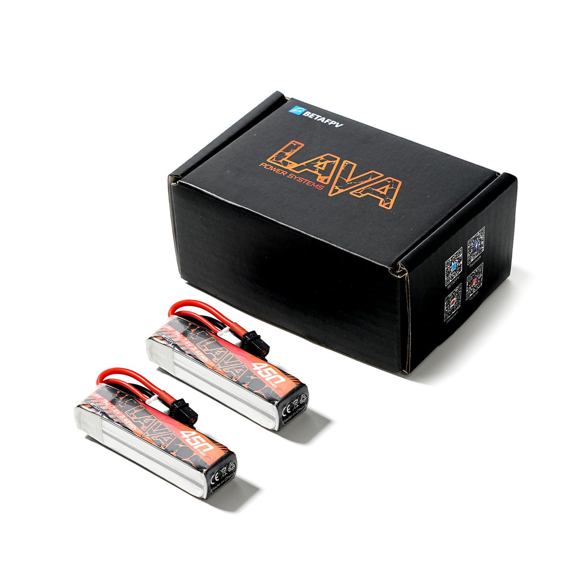 XT30 connectors with 16AWG wires simplify 2S FPV setup.