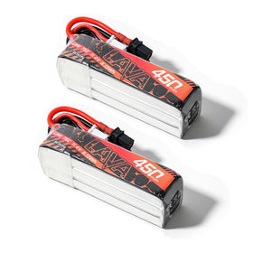 BETAFPV Lava 450mAh 3S battery front view, ideal for longer FPV flights.