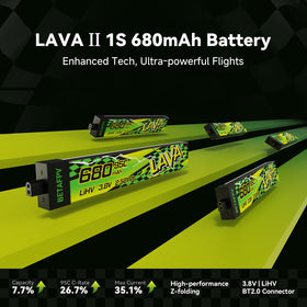 Lava II 95C core delivers rapid bursts for responsive Tiny Whoop flights.