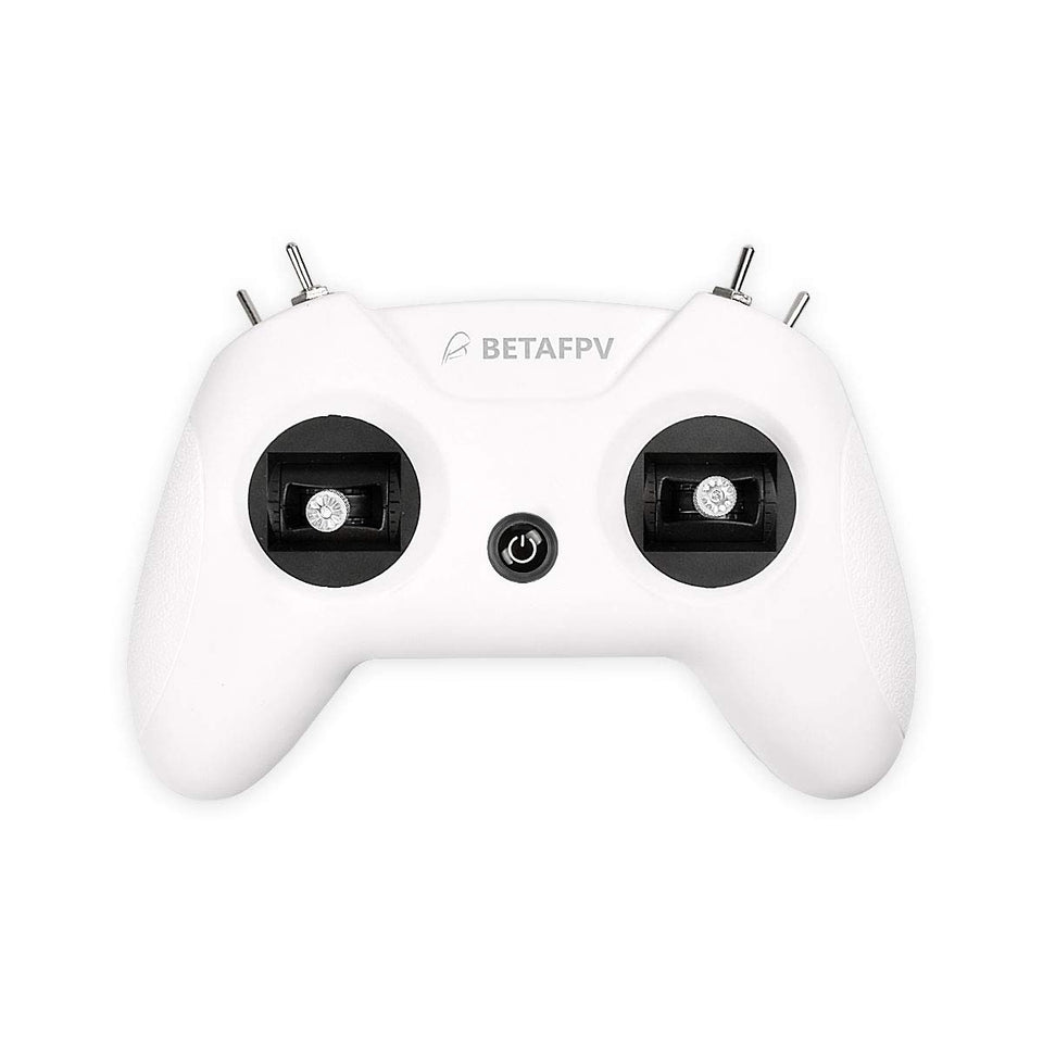 BETAFPV LiteRadio 2 SE front view highlighting compact ergonomic design for FPV pilots.