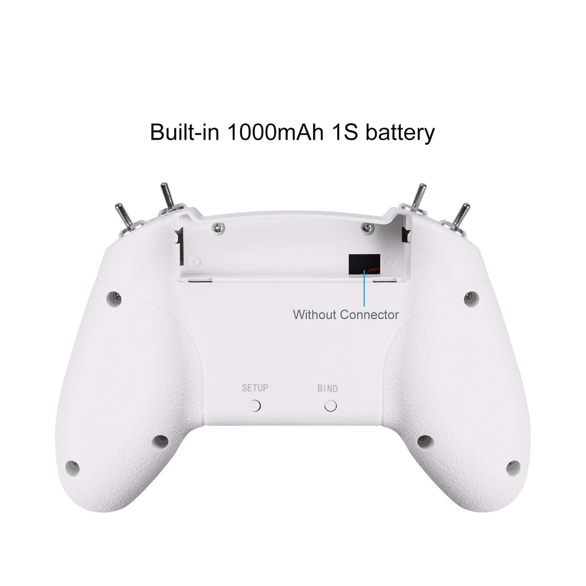 BETAFPV LiteRadio 2 SE joystick area illustrating precise control for drones.