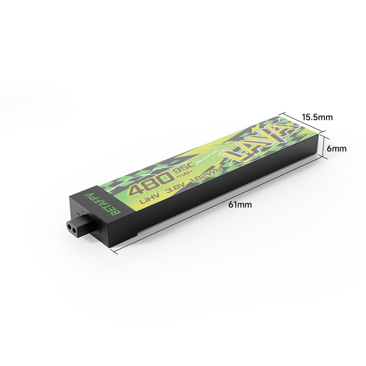 Lava II battery compatible with Meteor75 Pro for extended sessions