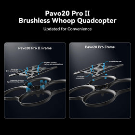 BETAFPV Pavo20 Pro II LAVA 1104 7200KV motors deliver responsive power