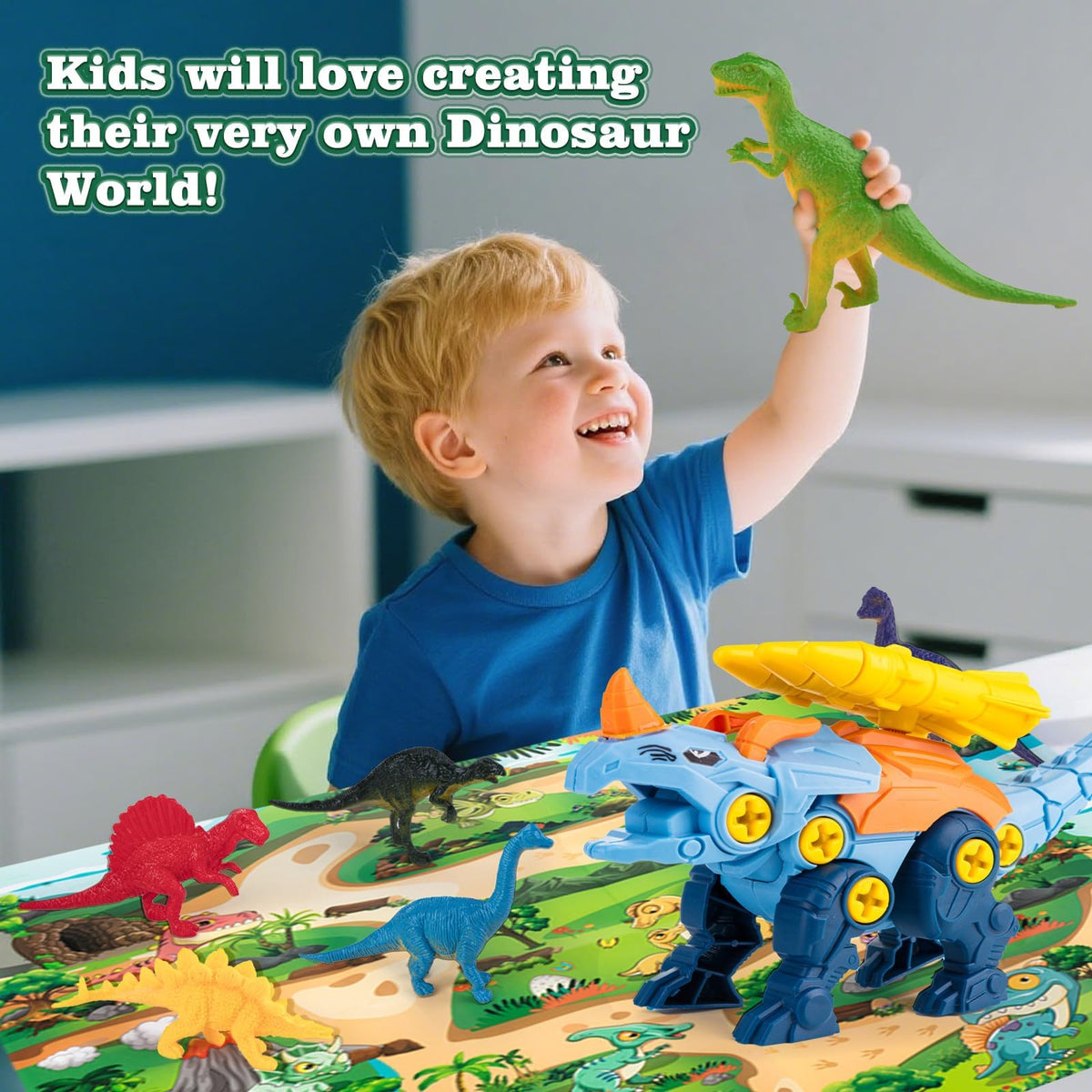 BETLYS Dinosaur mini figures spark cooperative storytelling and world-building.