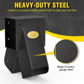 BETOOLL A-Frame bracket side-legs configuration provides stable support