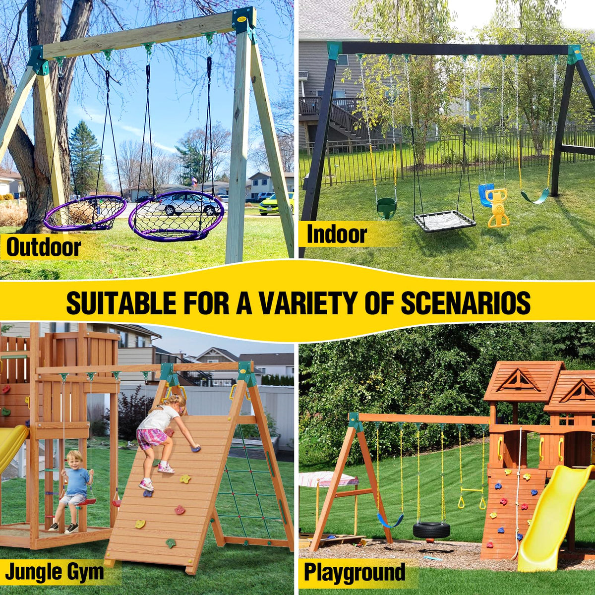 BETOOLL backyard playground setup for porch, yard, or garden