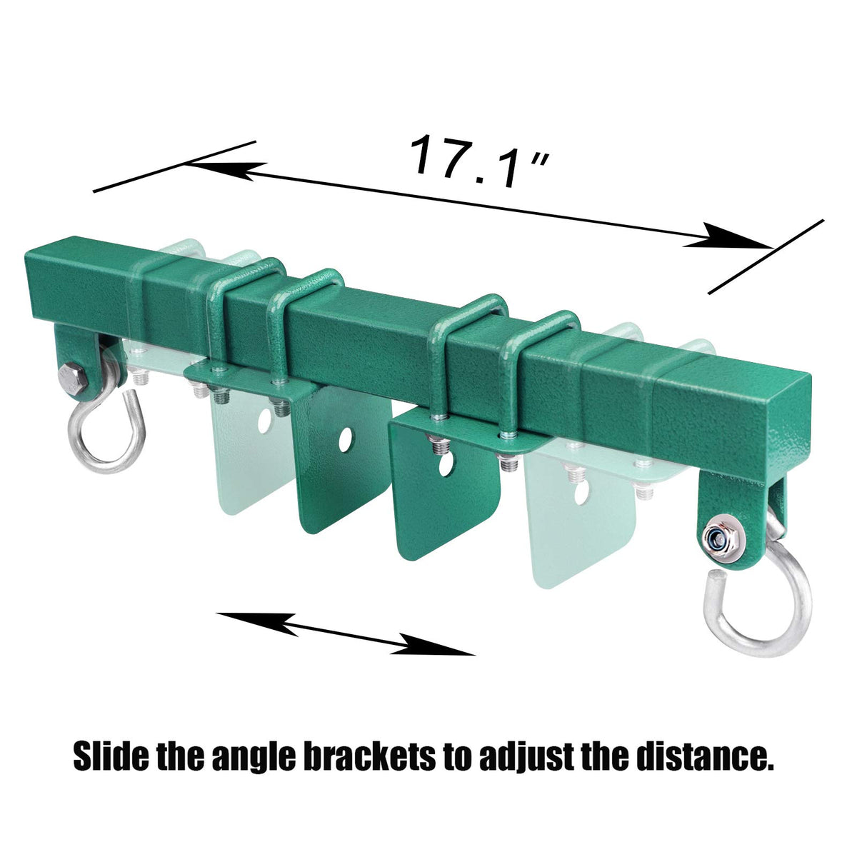 Betooll glider swing brackets on a 4x6 beam for compatibility