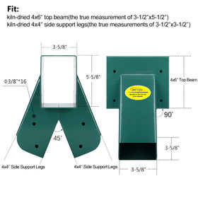 BETOOLL hardware kit includes screws and washers for quick, secure installation.