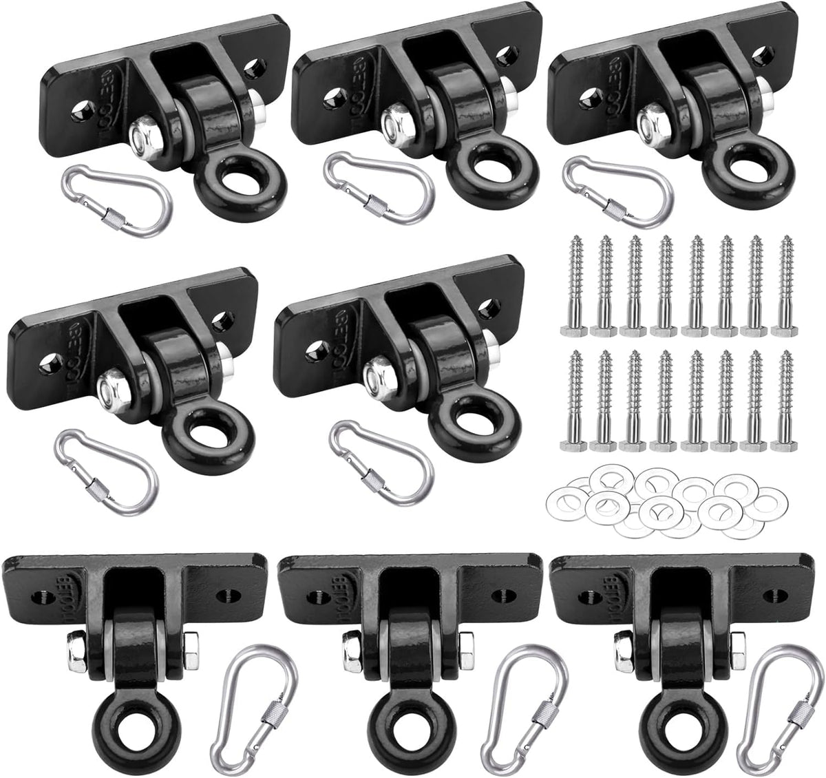 BETOOLL heavy-duty swing hanger with anti-rust coating for outdoor resilience.