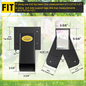 BETOOLL installation kit included showing clean hardware for quick, sturdy assembly