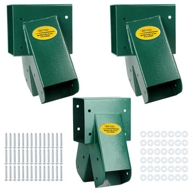 BETOOLL A-frame swing brackets for sturdy backyard playset assembly.