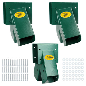 BETOOLL A-frame swing brackets for sturdy backyard playset assembly.