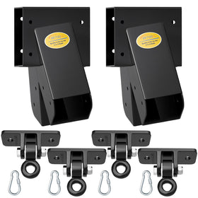 BETOOLL swing brackets in A-frame kit provide sturdy porch and yard support.