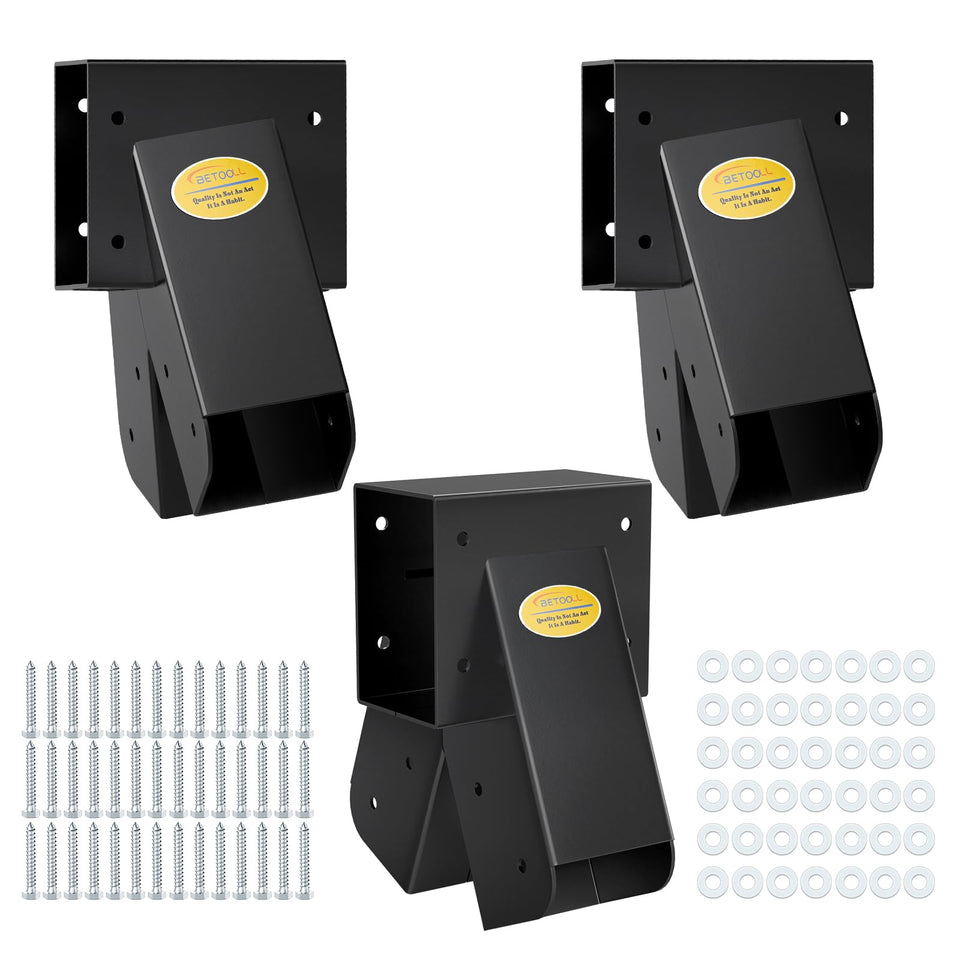 BETOOLL A-frame swing brackets provide sturdy support for backyard playgrounds