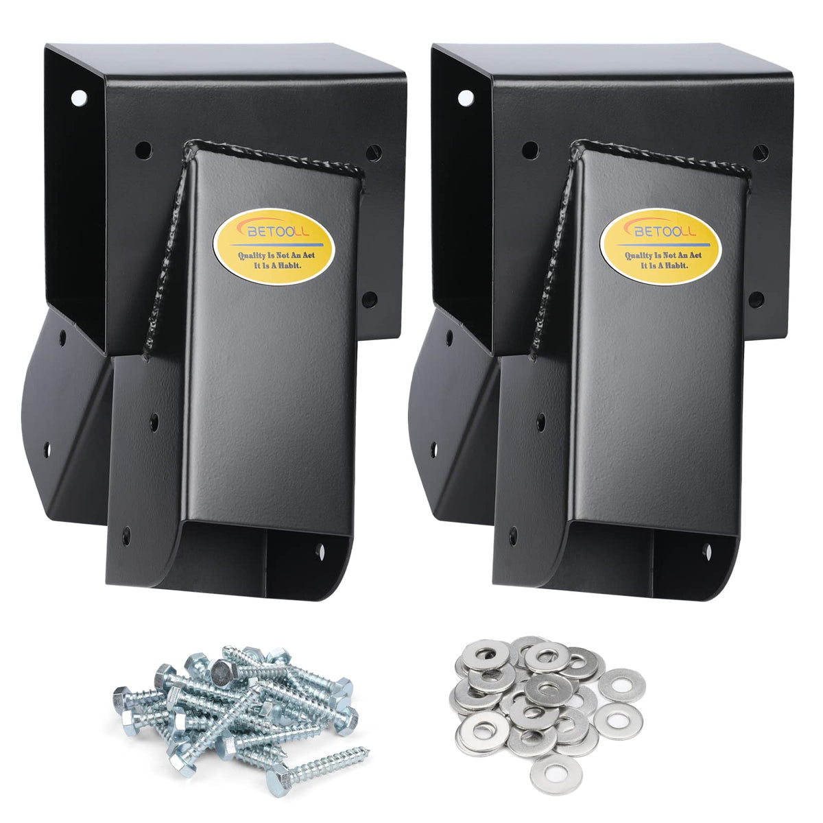 BETOOLL swing brackets A-frame setup provide durable outdoor support.